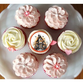 Готова фотодекорация за мъфини и дребни сладки - Хелоуин 1