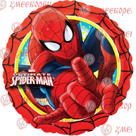 Готова фотодекорация кръгла "Spiderman 1"