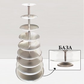 Алуминиева стойка за торта - 9 етажа