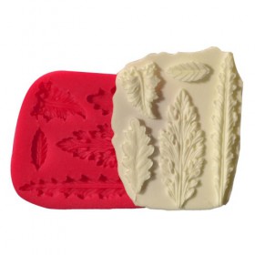 Силиконов калъп "Листа - 5 модела"