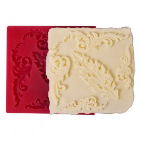 Силиконов калъп "Орнаменти с лита - 5 гнезда"