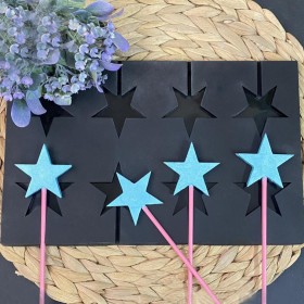 Силиконов калъп "Звезди близалки - 8 гнезда"