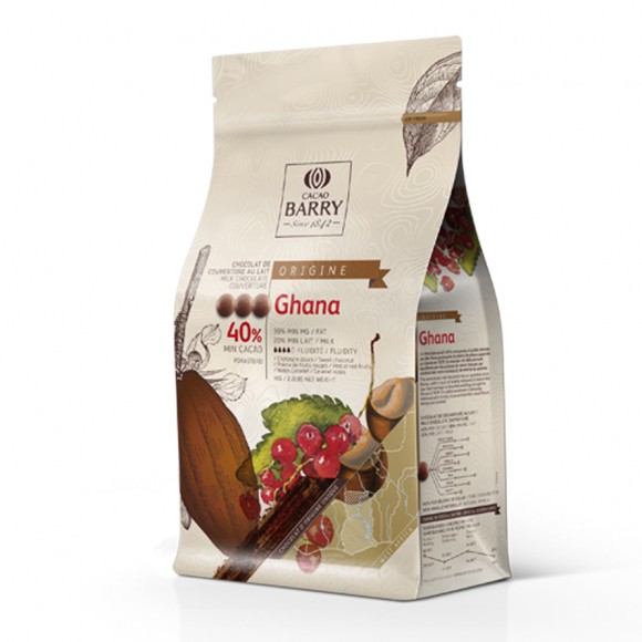 Млечен ганайски шоколад "CACAO BARRY" - 40% - 1кг