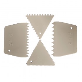 Комплект гребенчета за декорация - 4 елемента