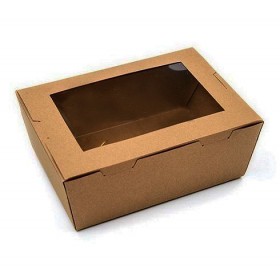 Картонена кутия с прозорец - 150х116 h48мм
