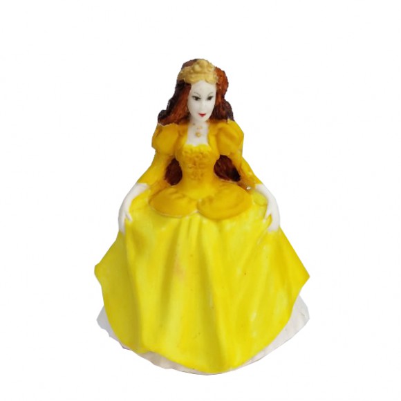 Захарна фигурка "Принцеса с жълта рокля"
