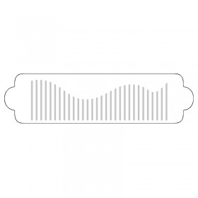 Шаблон за въздушна четка "Ограда - права"