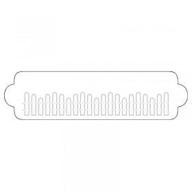 Шаблон за въздушна четка "Ограда"