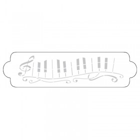 Шаблон за въздушна четка "Музика"