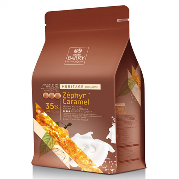 Млечен шоколад "CACAO BARRY ZEPHIR™ КАРАМЕЛ" - 35% - 2,5кг