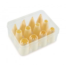 Комплект пластмасови накрайници - 12 бр.