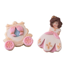 Комплект кутери с ежектор "Пепеляшка с карета" - 2 елемента
