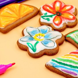 Флумастери с два писеца комплект 8 броя