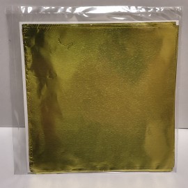 Алуминиево фолио за бонбони - Лъскаво жълто