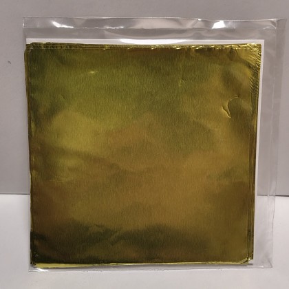 Алуминиево фолио за бонбони - Лъскаво жълто