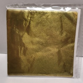 Алуминиево фолио за бонбони - Лъскаво злато 004