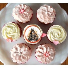 Готова фотодекорация за мъфини и дребни сладки - Хелоуин 1