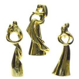 Сватбена фигурка - Златна Двойка 1 - 15см