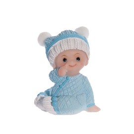 Керамична фигурка "Бебе синьо - 7,5см" (Модел 1)