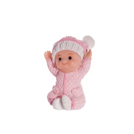 Керамична фигурка "Бебе розово - 7,5см" (Модел 2)