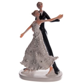 Сватбена фигурка - Двойка 'Танцуваща"