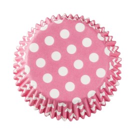 Капсули - розови на точки Ø52 h30