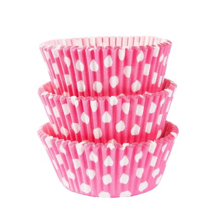 Капсули - розови на точки Ø52 h30