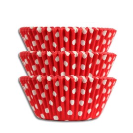 Капсули - червени на точки Ø52 h30