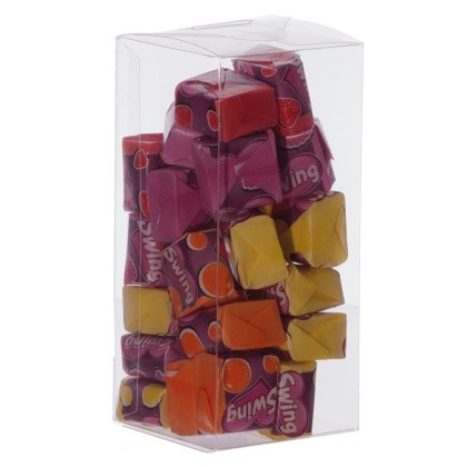 Малка прозрачна кутийка - 4,5х4,5см h10см