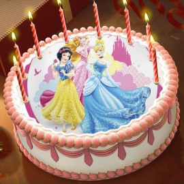 Готова фотодекорация кръгла "Princess 1"