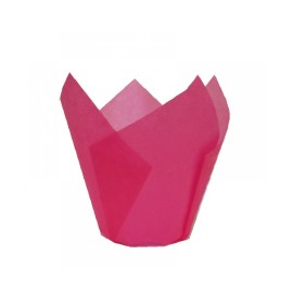 Капсули лале - розови Ø50 h55мм - 10бр