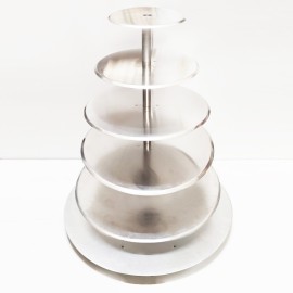 Алуминиева стойка за торта - 6 етажа
