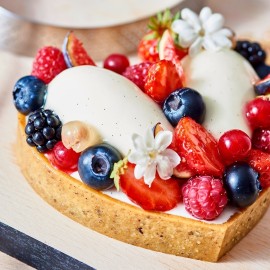 Ринг за торти - сърце - Ø18 h5см