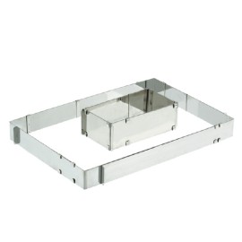 Раздвижен ринг - правоъгълен - 21х31-40х60см h5см