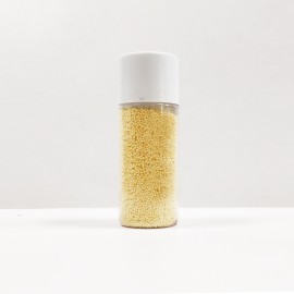 Захарна поръска "Топ-Топ перлен - Жълт - 80гр"