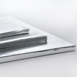 Сребърна подложка - 40х40см h1см