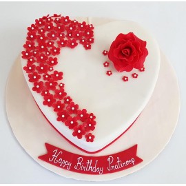 Раздвижен ринг за торти - сърце - Ø29-38 h7см