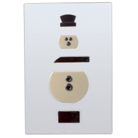 Форма за шоколадова отливка "Снежен човек"