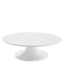 Въртяща поставка за торта Ø32 - Бяла
