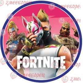 Готова фотодекорация кръгла "Fortnite 3"