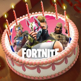 Готова фотодекорация кръгла "Fortnite 3"