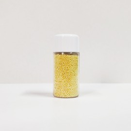 Захарна поръска "Топ-Топ перлен - Жълт - 30гр"