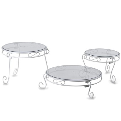 Стойка за торти - раздвижена - 3 етажа