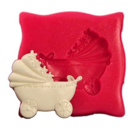 Силиконов калъп "Бебешка количка 2"