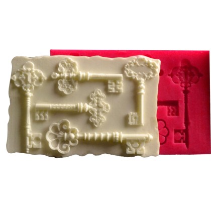 Силиконов калъп "Ключ - 5 вида"