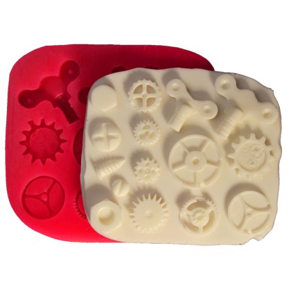 Силиконов калъп "Резервни части - 15 елемента"