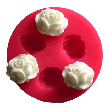 Силиконов калъп "Малки рози - 3 броя"