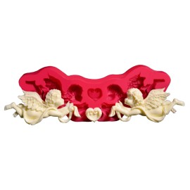 Силиконов калъп "Летящи ангели - ляво и дясно"