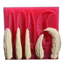 Силиконов калъп "5 размера пера"