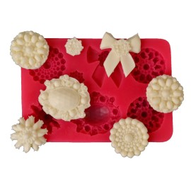 Силиконов калъп "Брошки - 7 елемента"